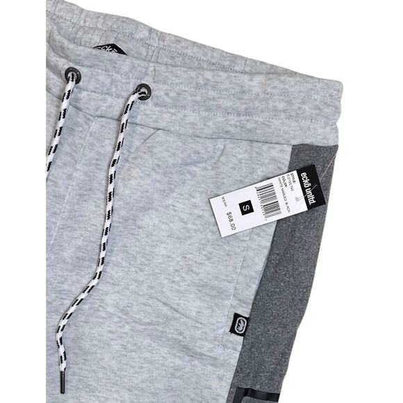 Ecko Unltd Men's Sweatpants Marble Coloblock Panel Stitched Fleece Jogger - Picture 4 of 5
